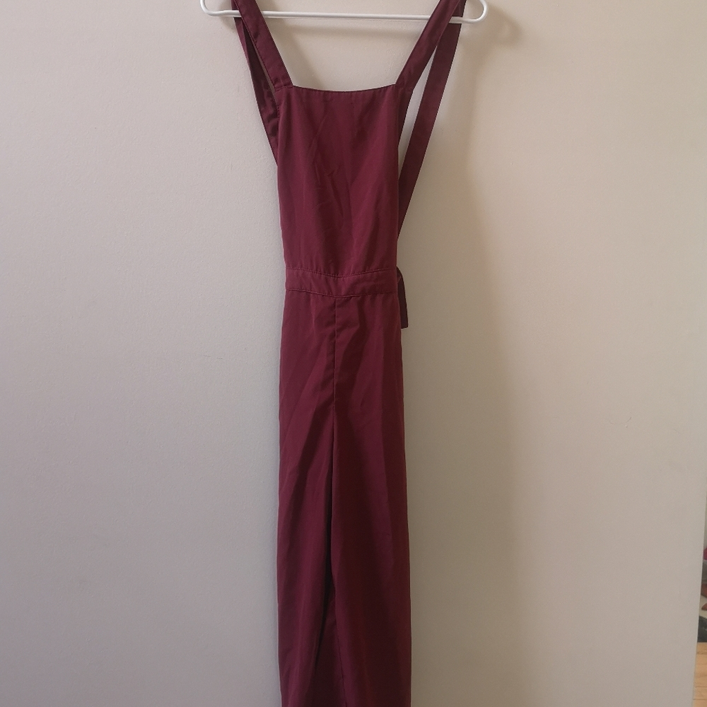 H&M Burgundy Romper Playsuit